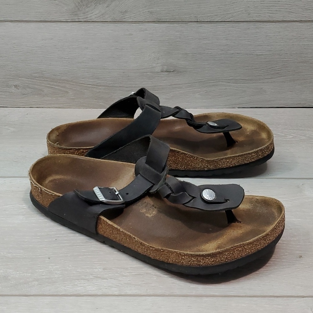 Birkenstock Women Gizeh Thong Sandals Flats shoes sz 40/9 Regular